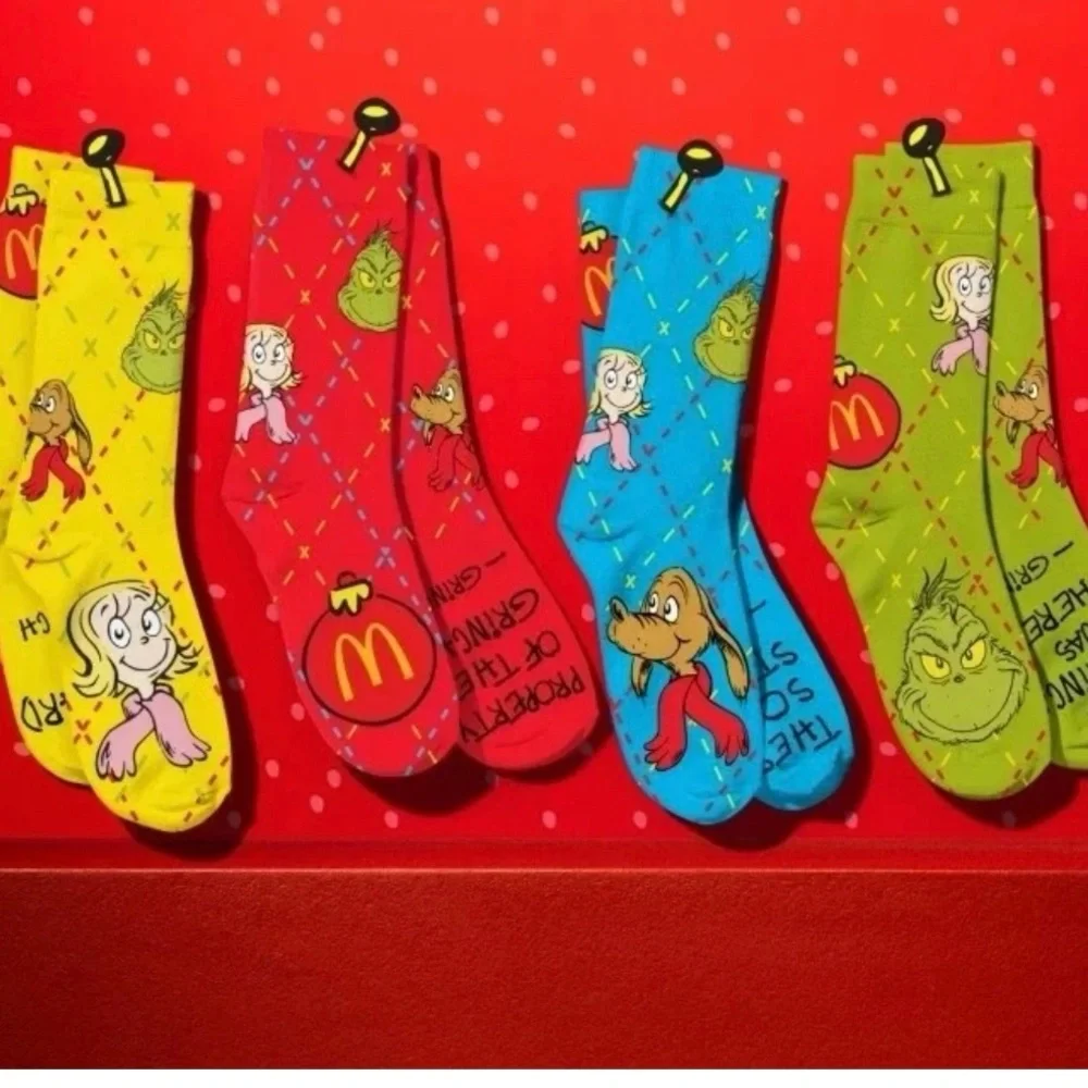 McDonald's Grinch Socks - Picture 3 of 3